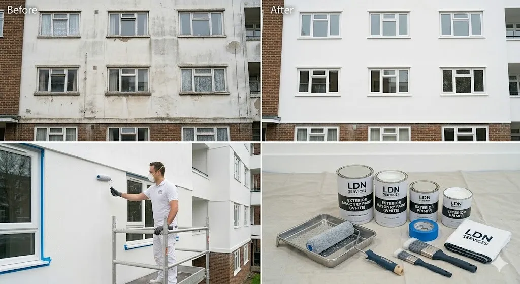 Apartment Block Painting service in Merton - Merton Painters