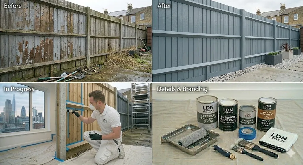 Fence Painting service in Merton - Merton Painters