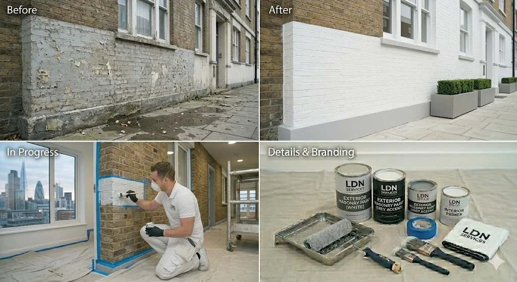 Masonry Painting service in Merton - Merton Painters