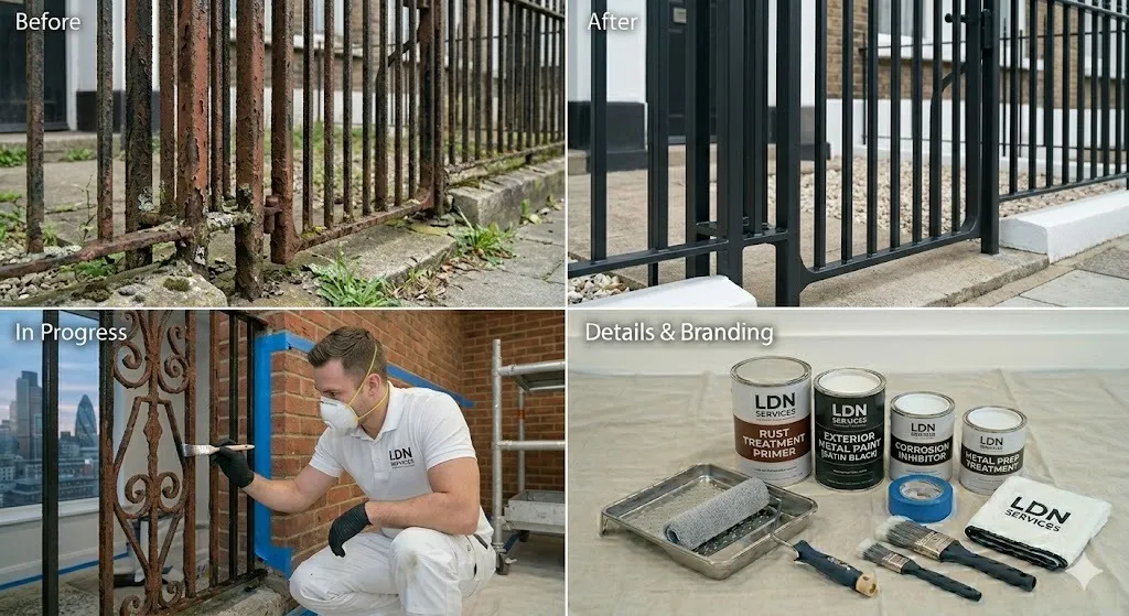 Rust Treatment Painting service in Merton - Merton Painters