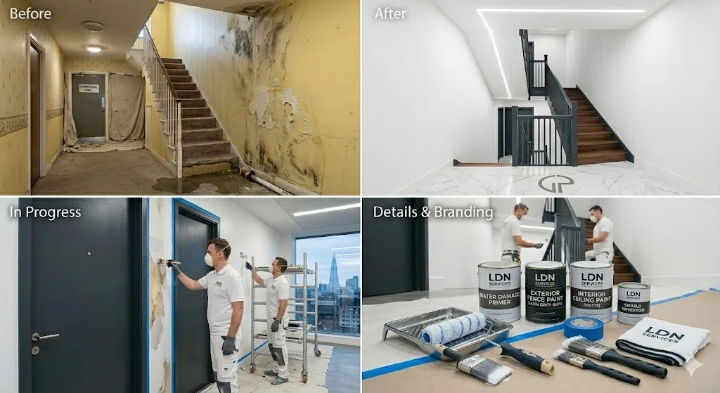 Water Damage Repainting service in Merton - Merton Painters