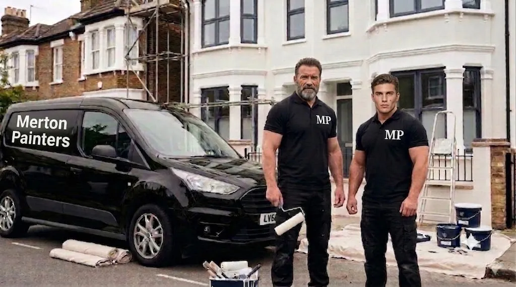 Professional painters and decorators at work in Merton - Merton Painters